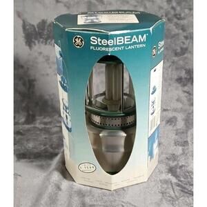 GE SteelBEAM Fluorescent Camping Recreation Emergency Light Lantern - Brand New